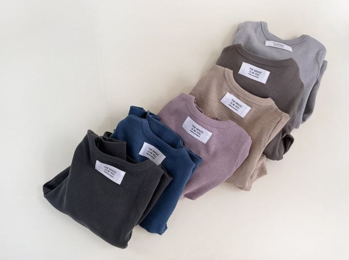 Yerooyena - Korean Children Fashion - #kidsstore - Rib Slop Banding Tee - 3