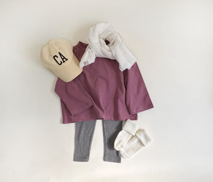 Yerooyena - Korean Children Fashion - #kidzfashiontrend - Natural Check Muffler - 10
