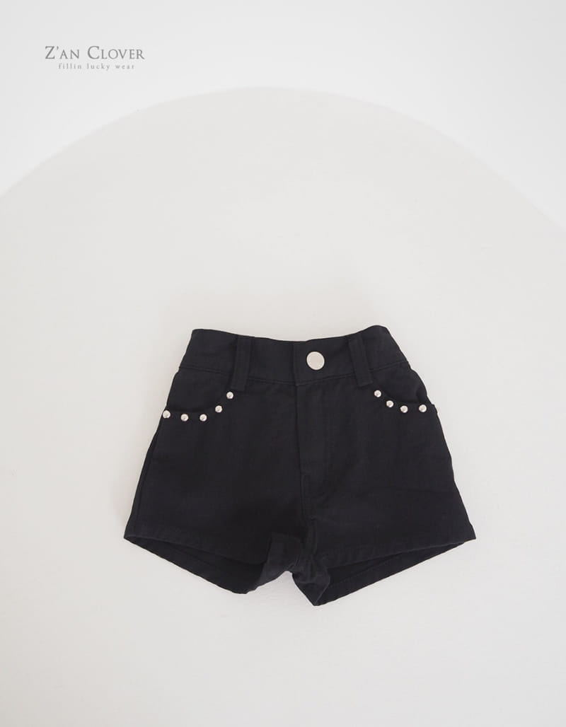 Zan Clover - Korean Children Fashion - #Kfashion4kids - Stud Shorts - 6