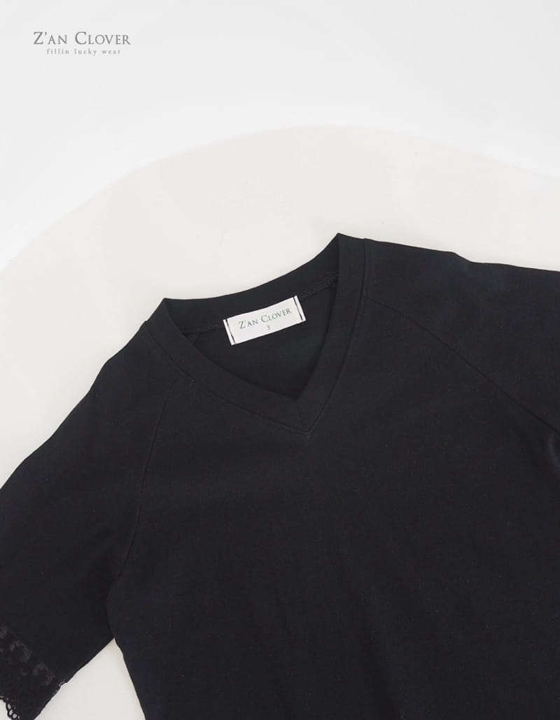 Zan Clover - Korean Children Fashion - #Kfashion4kids - Lace Long Tee - 7