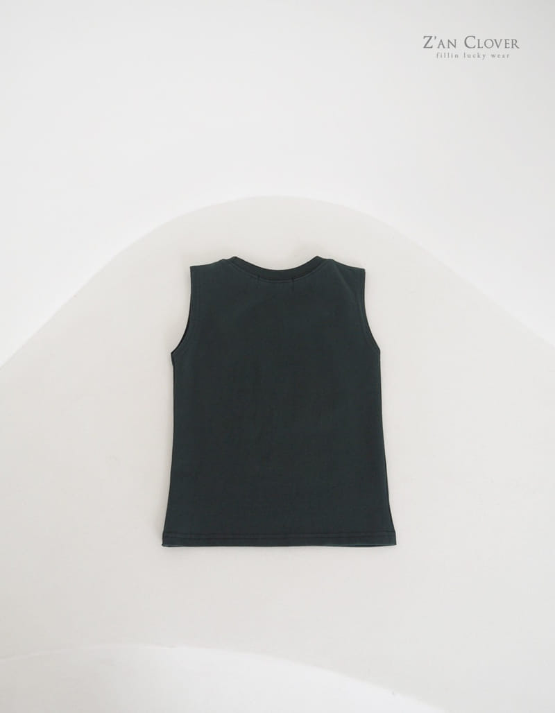 Zan Clover - Korean Children Fashion - #childrensboutique - 15 Patch Sleeveless Tee - 5