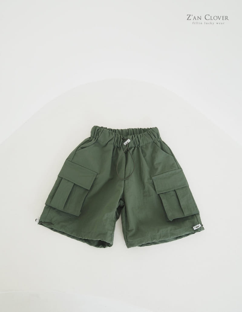 Zan Clover - Korean Children Fashion - #designkidswear - Anorak Over Fit Cargo Shorts - 3