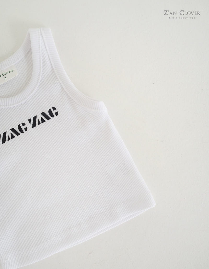 Zan Clover - Korean Children Fashion - #designkidswear - Zac Rib Sleeveless Tee - 5