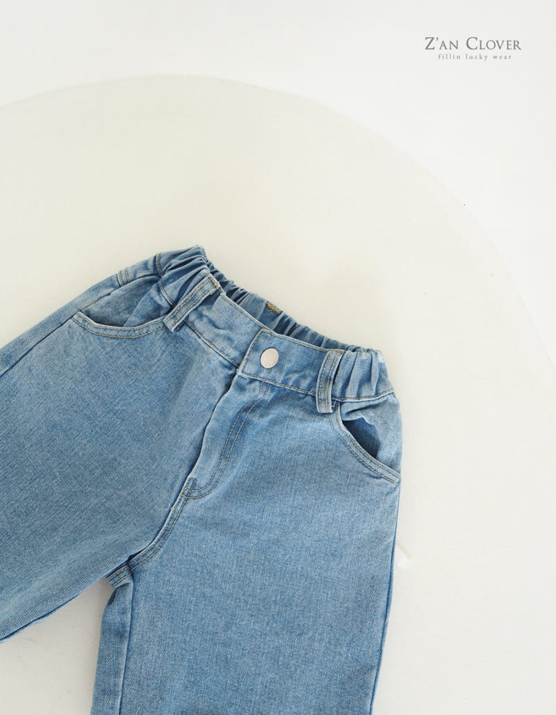 Zan Clover - Korean Children Fashion - #discoveringself - Over Fit Ribbon Denim Shorts - 5