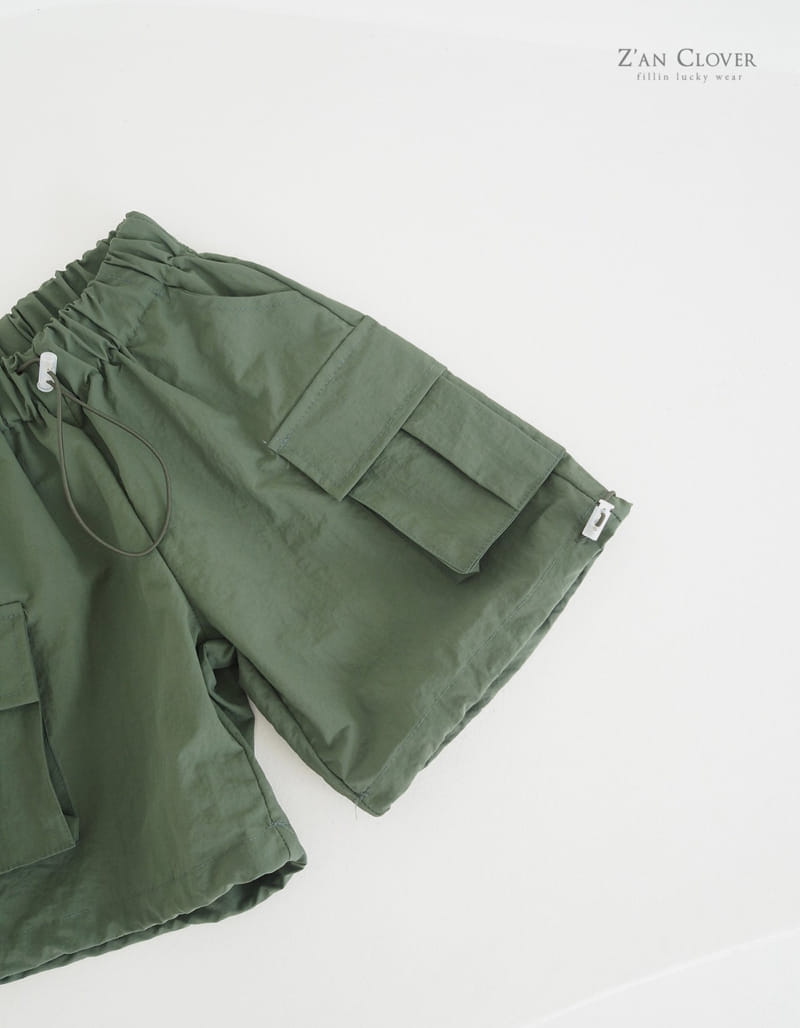 Zan Clover - Korean Children Fashion - #designkidswear - Anorak Over Fit Cargo Shorts - 4