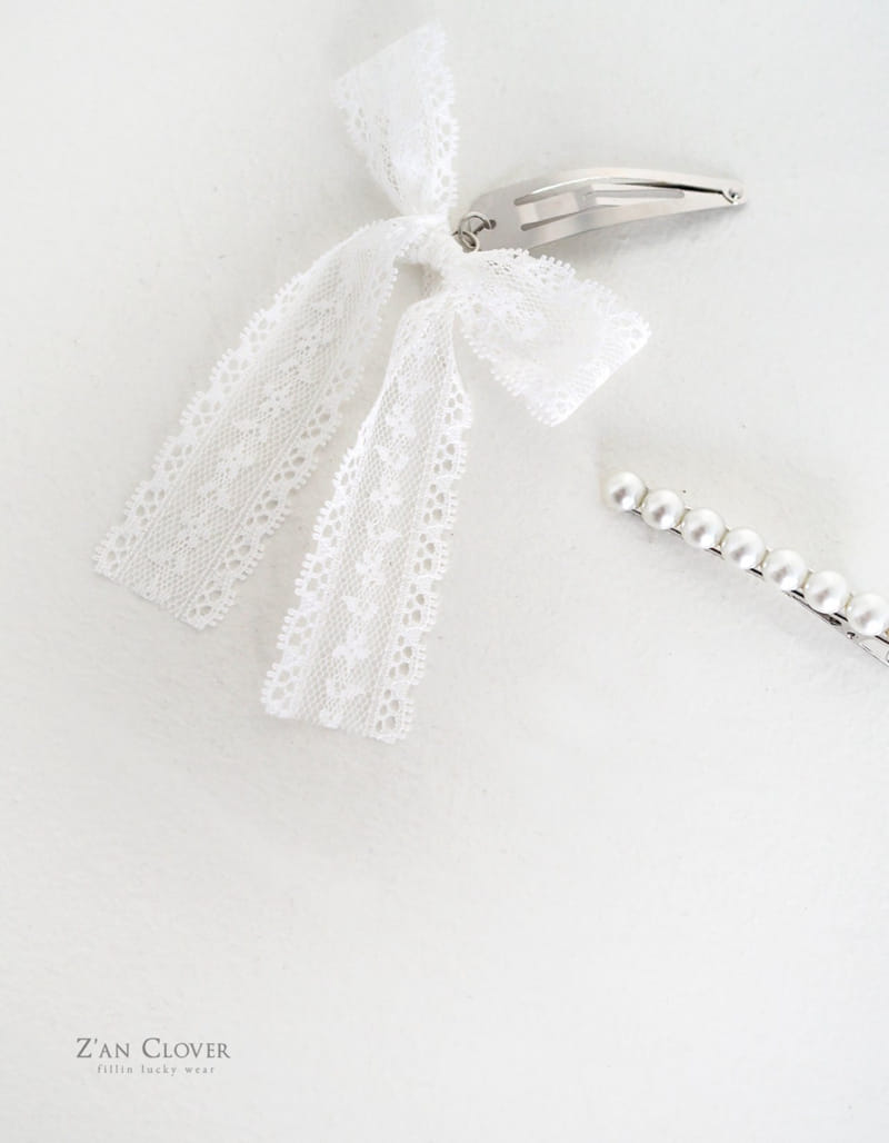Zan Clover - Korean Children Fashion - #discoveringself - Lace Ribbon Pin Set - 8