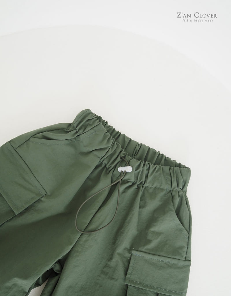 Zan Clover - Korean Children Fashion - #fashionkids - Anorak Over Fit Cargo Shorts - 5