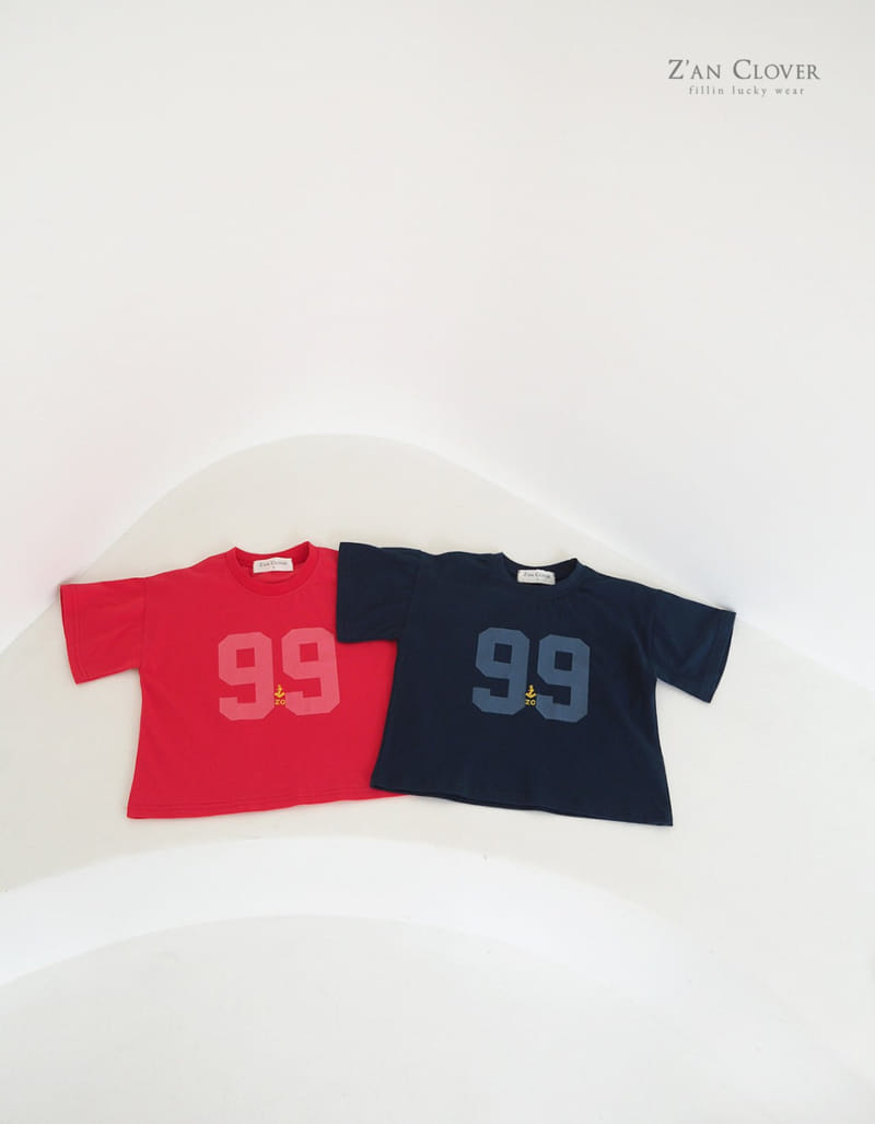 Zan Clover - Korean Children Fashion - #fashionkids - Marine 99 Tee