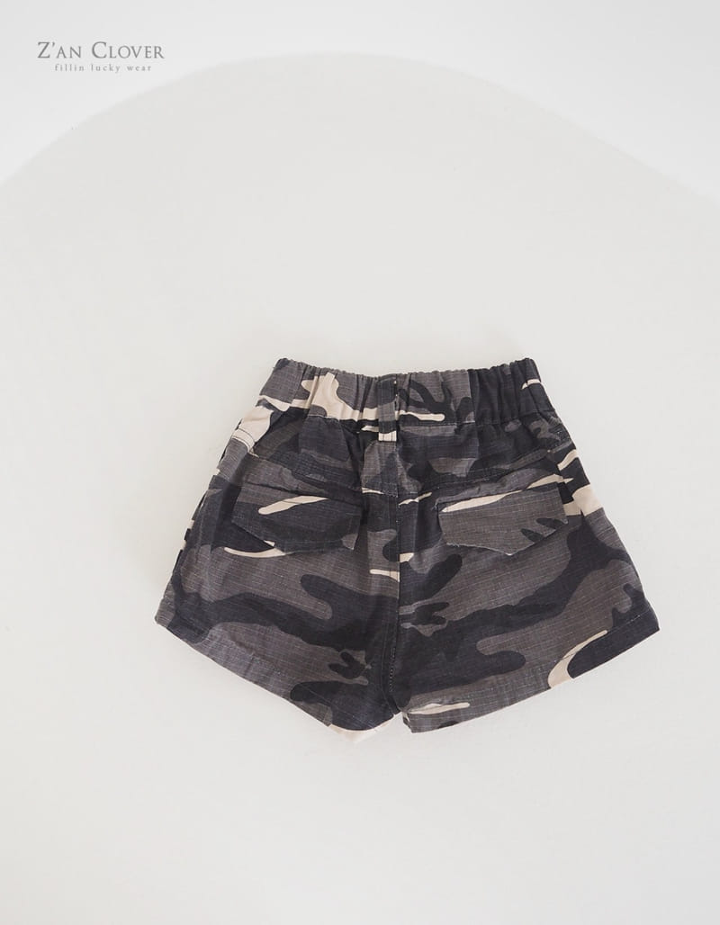 Zan Clover - Korean Children Fashion - #kidsshorts - Cargo Stud Shorts  - 5