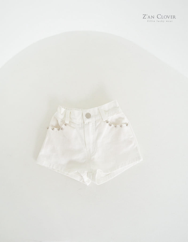 Zan Clover - Korean Children Fashion - #kidsshorts - Stud Shorts - 3