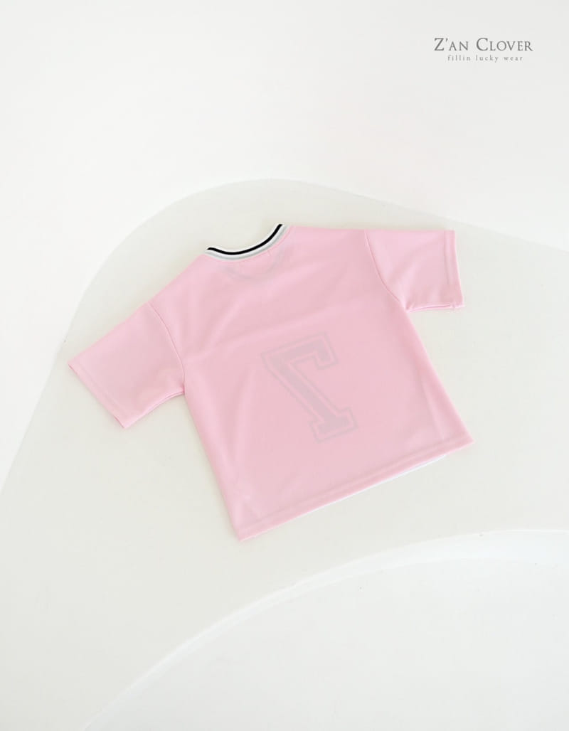 Zan Clover - Korean Children Fashion - #kidsshorts - Mesh 7 Long Tee - 5