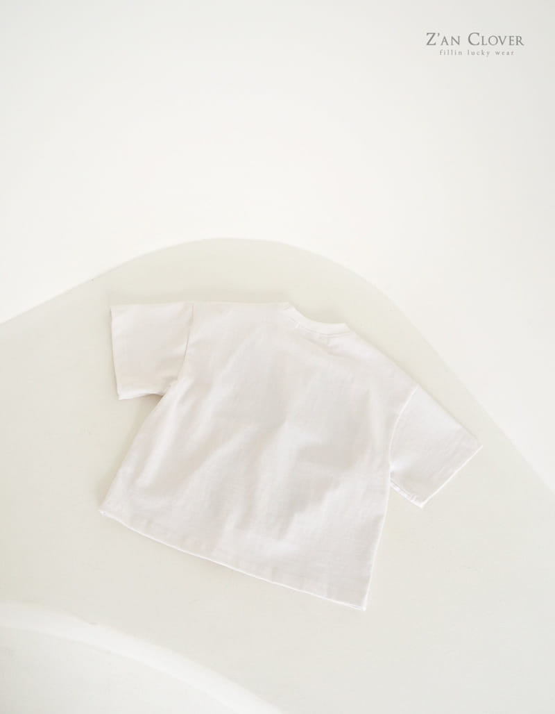Zan Clover - Korean Children Fashion - #kidsshorts - Volume Ribbon Tee - 4
