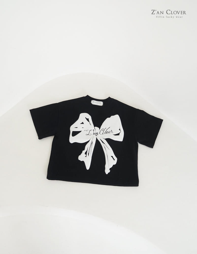 Zan Clover - Korean Children Fashion - #kidzfashiontrend - Volume Ribbon Tee - 5