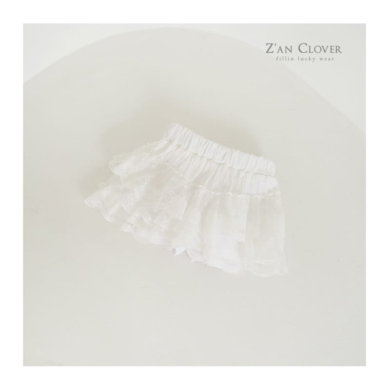 Zan Clover - Korean Children Fashion - #minifashionista - Lace Kan Kan Skirt