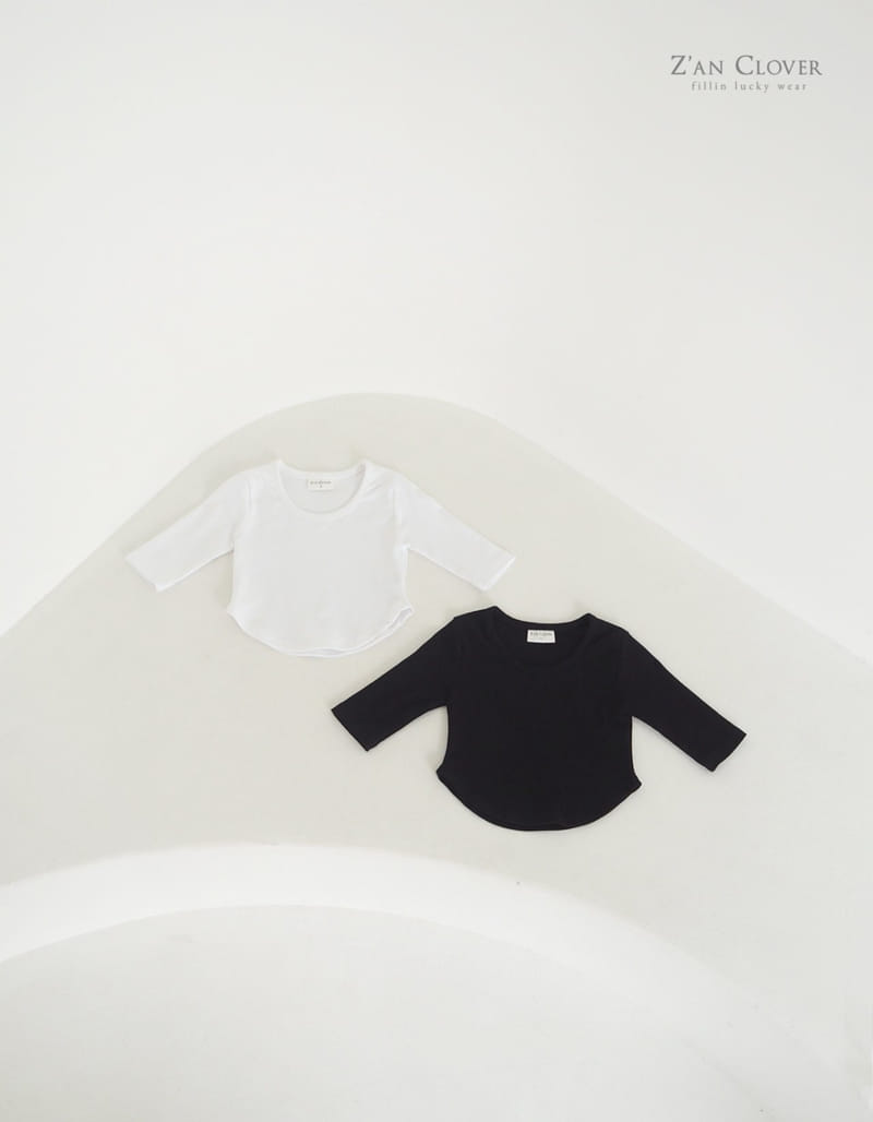 Zan Clover - Korean Children Fashion - #minifashionista - Round Short Sleeve Tee - 2