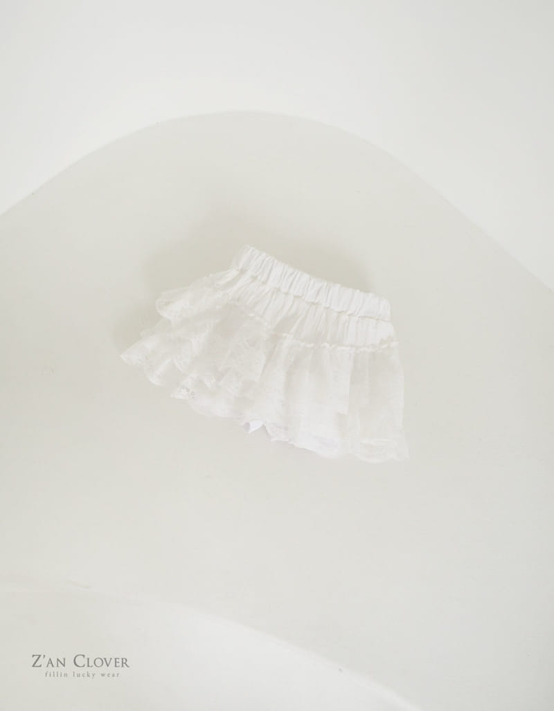 Zan Clover - Korean Children Fashion - #prettylittlegirls - Lace Kan Kan Skirt - 2