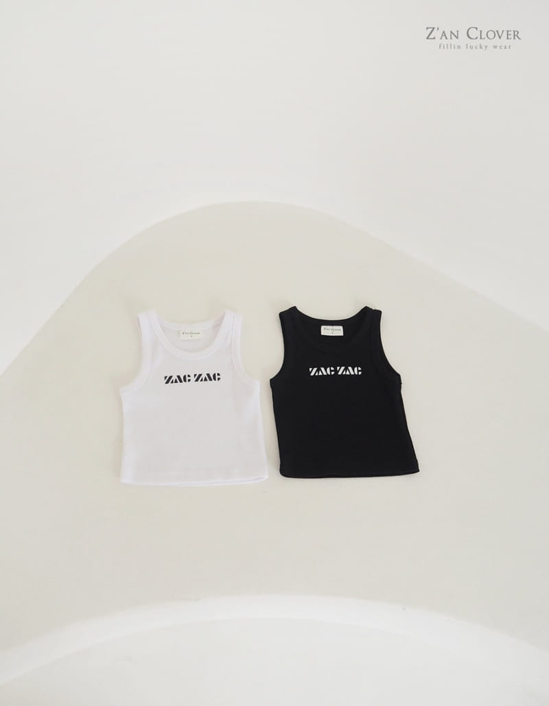Zan Clover - Korean Children Fashion - #stylishchildhood - Zac Rib Sleeveless Tee - 2
