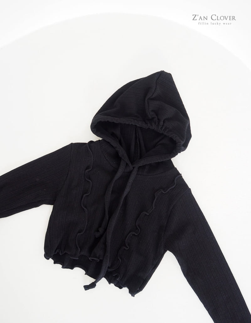 Zan Clover - Korean Children Fashion - #todddlerfashion - Wave Short Hoody - 8