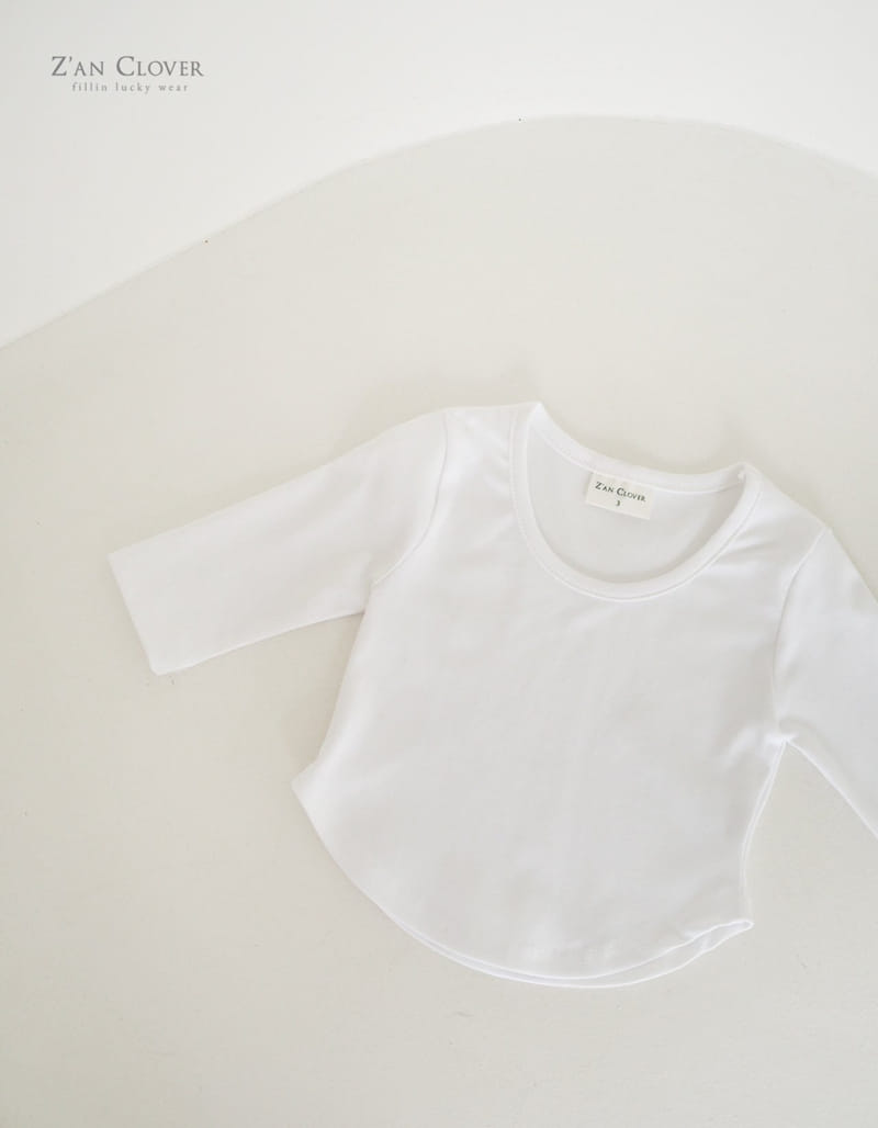 Zan Clover - Korean Children Fashion - #prettylittlegirls - Round Short Sleeve Tee - 4