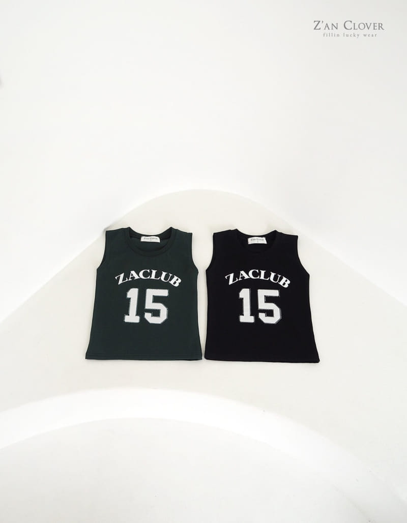 Zan Clover - Korean Children Fashion - #toddlerclothing - 15 Patch Sleeveless Tee - 2