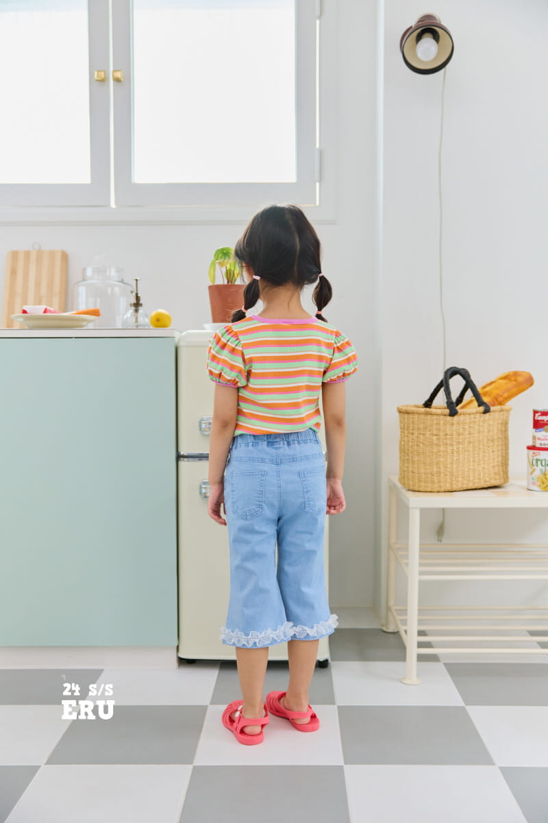 e.ru - Korean Children Fashion - #discoveringself - Flower Span Cropped Shorts - 11