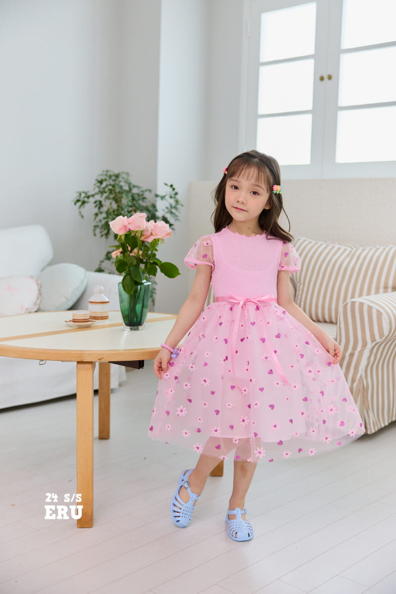 e.ru - Korean Children Fashion - #discoveringself - Heart One-Piece - 3
