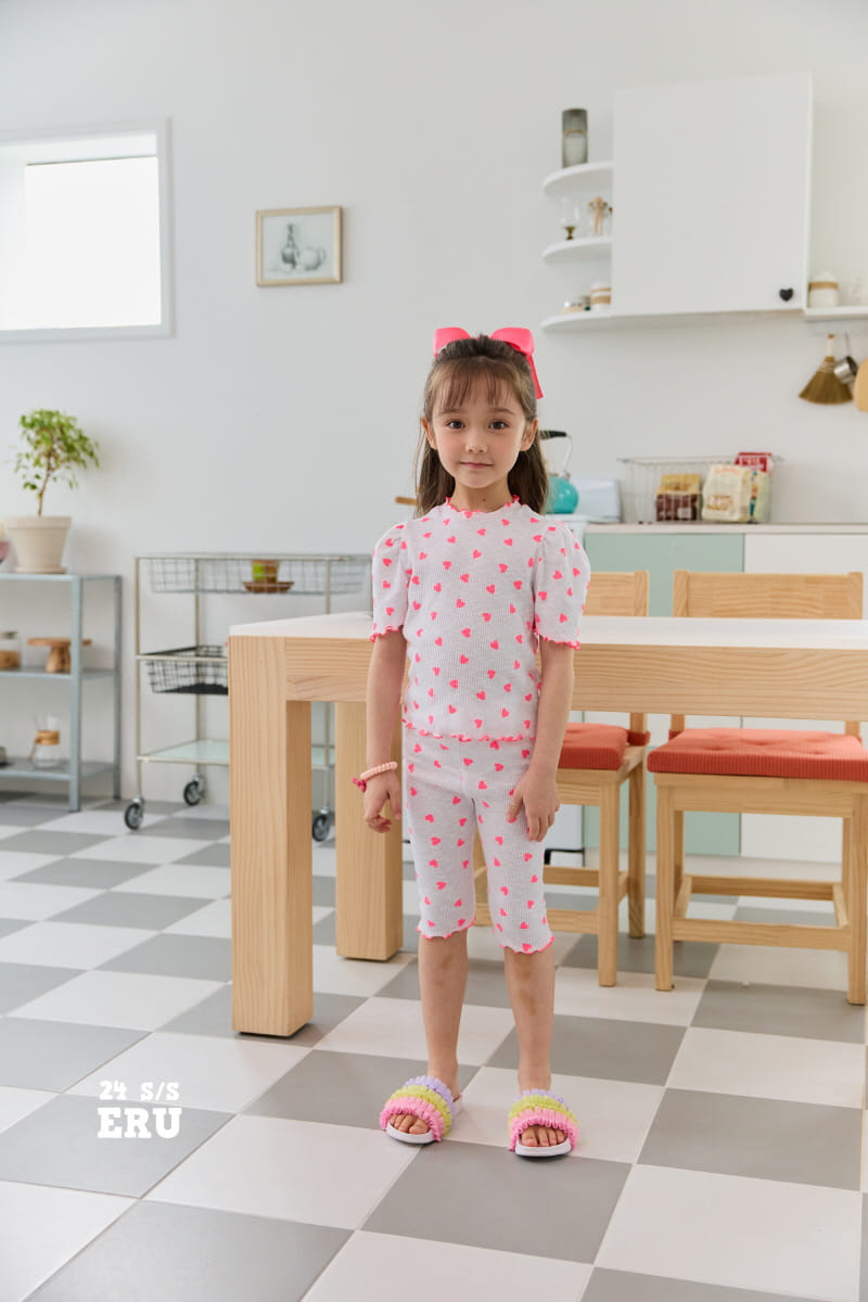 e.ru - Korean Children Fashion - #kidsshorts - Heart Rib Tee