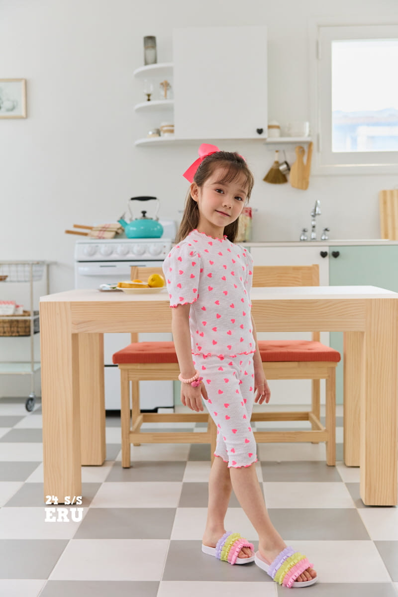 e.ru - Korean Children Fashion - #magicofchildhood - Heart Rib Tee - 6