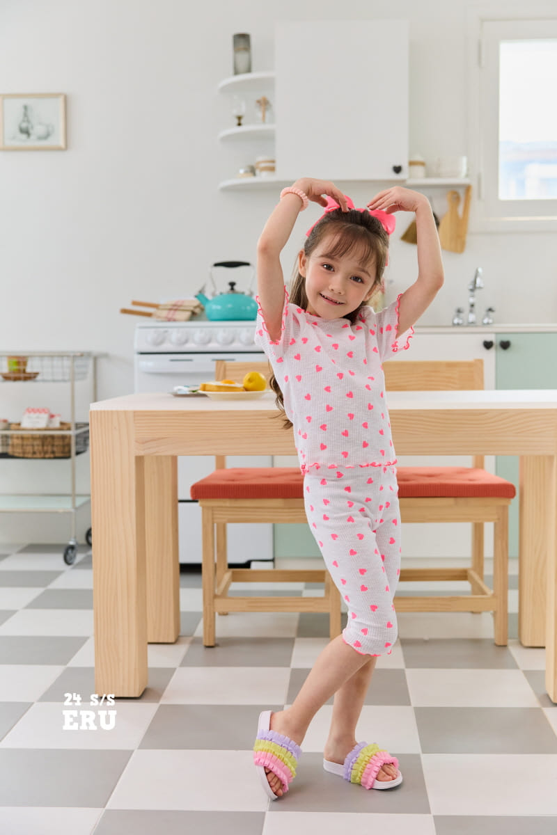 e.ru - Korean Children Fashion - #minifashionista - Heart Rib Tee - 7