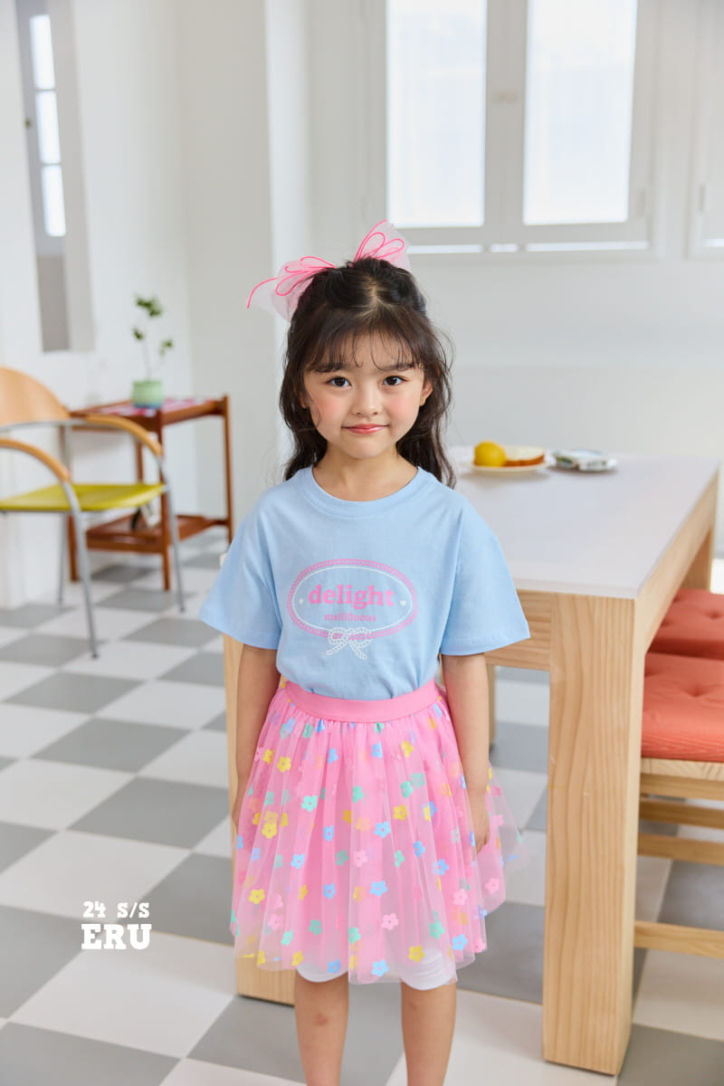 e.ru - Korean Children Fashion - #todddlerfashion - Flower Skirt Leggings - 6