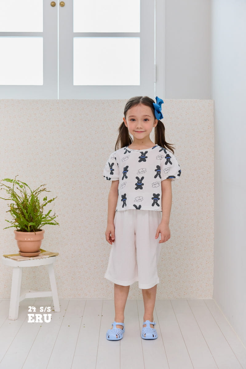 e.ru - Korean Children Fashion - #toddlerclothing - Rabbit Crop Tee - 5