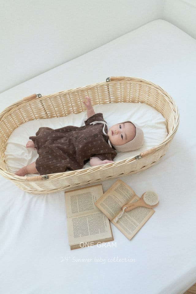 1 Gram - Korean Baby Fashion - #babygirlfashion - Mellow Body Suit - 4