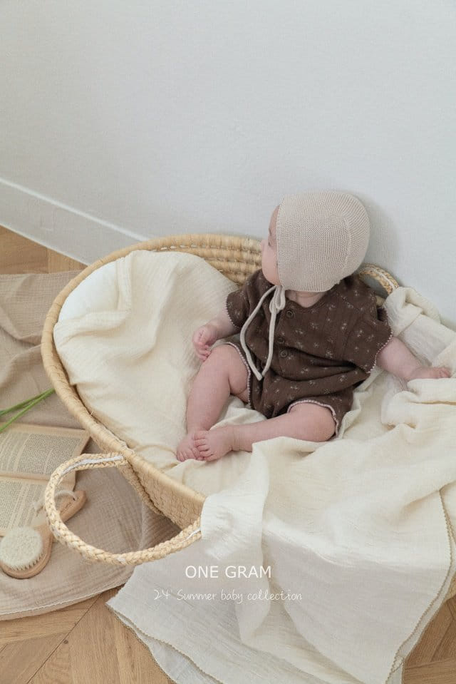 1 Gram - Korean Baby Fashion - #babyootd - Mellow Body Suit - 6