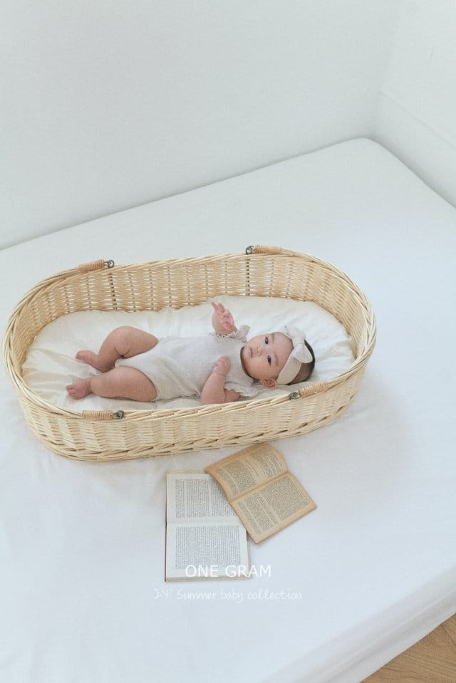 1 Gram - Korean Baby Fashion - #babyootd - Paris Frill Body Suit - 2