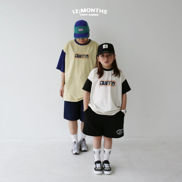 12 Month - Korean Children Fashion - #kidsshorts - Austin Tee With Mom - 7