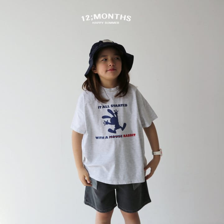 12 Month - Korean Children Fashion - #magicofchildhood - Rabbit Tee With MOM - 6