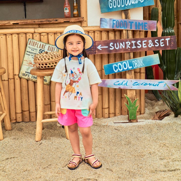 1St Blue - Korean Children Fashion - #childofig - Party Tiger Tee