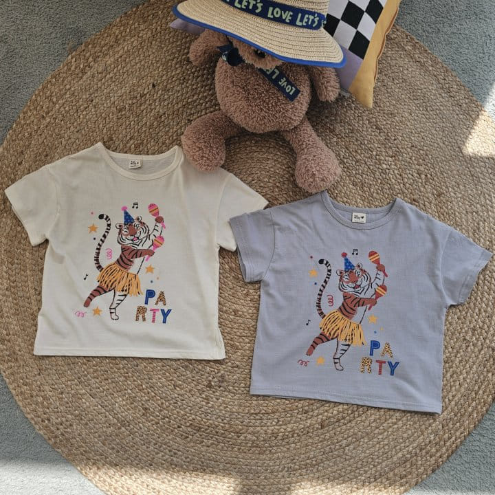 1St Blue - Korean Children Fashion - #kidsstore - Party Tiger Tee - 8