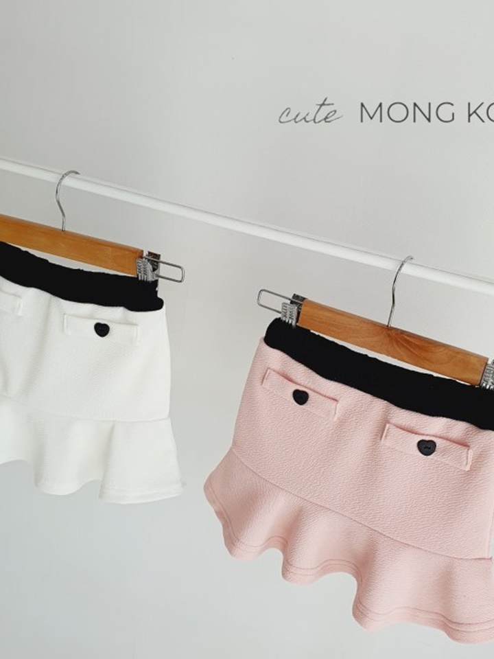 Button Skirt Leggings