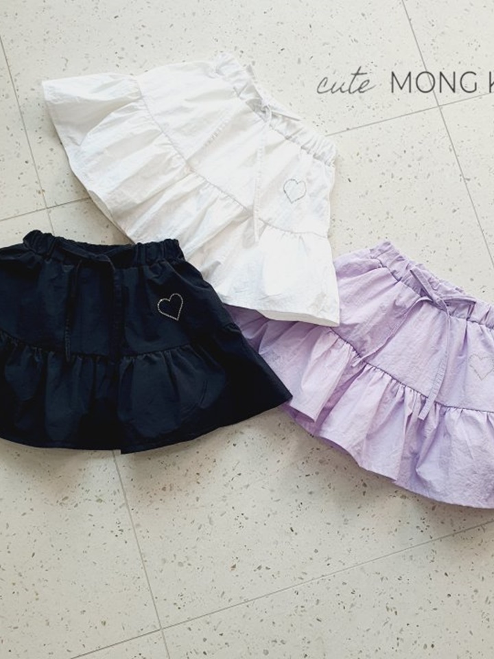 Heart Kan Kan Skirt Leggings
