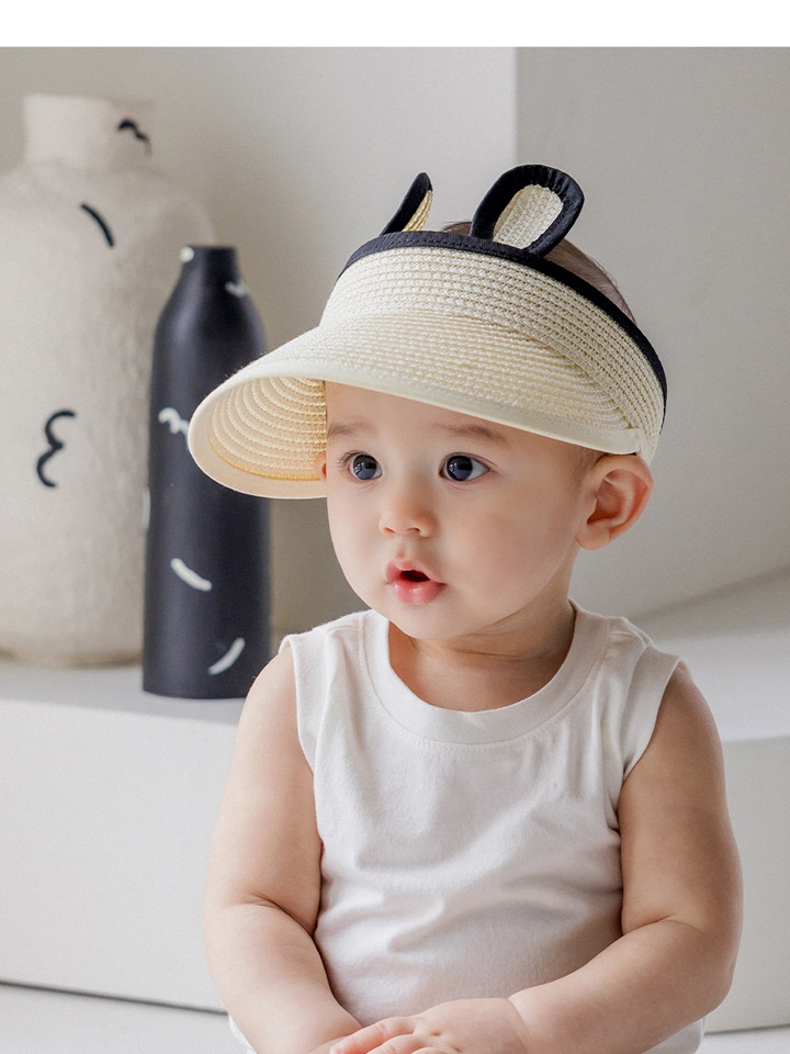Cookies Rabbit Baby Straw Sun Cap