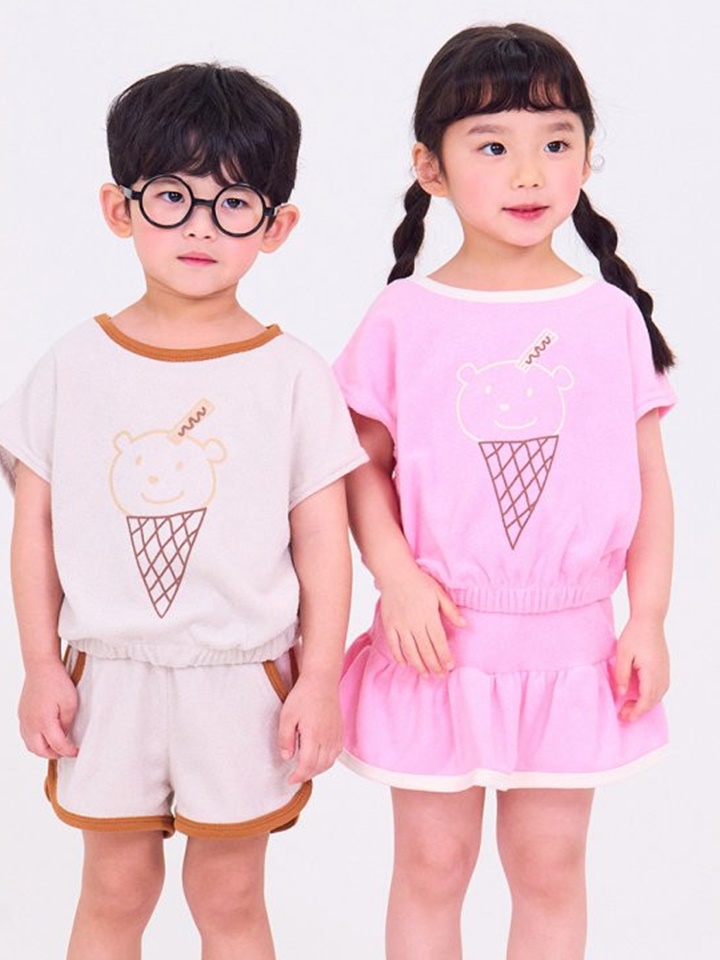 Bear Cone Top Bottom Set