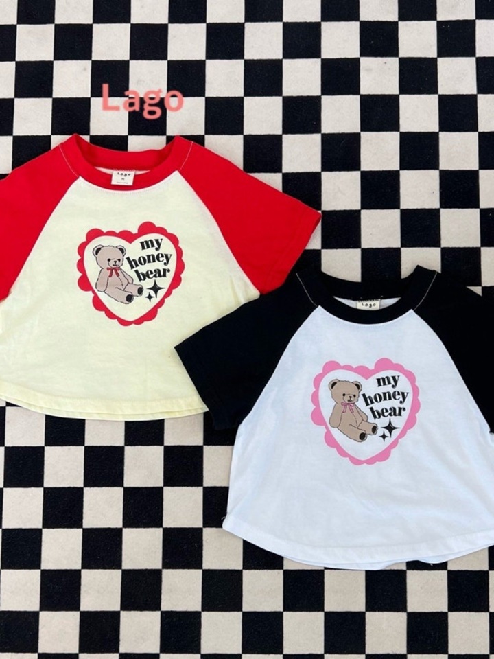 Honey Bear Raglan Tee