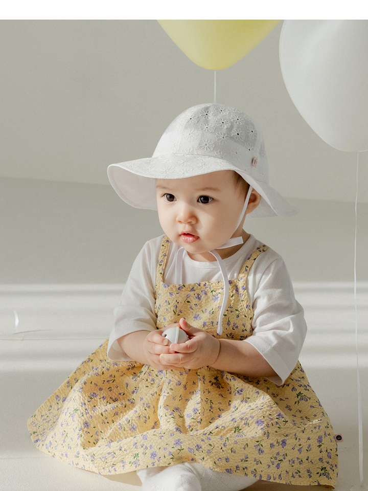 Leanna Eyelet Baby Sun Hat