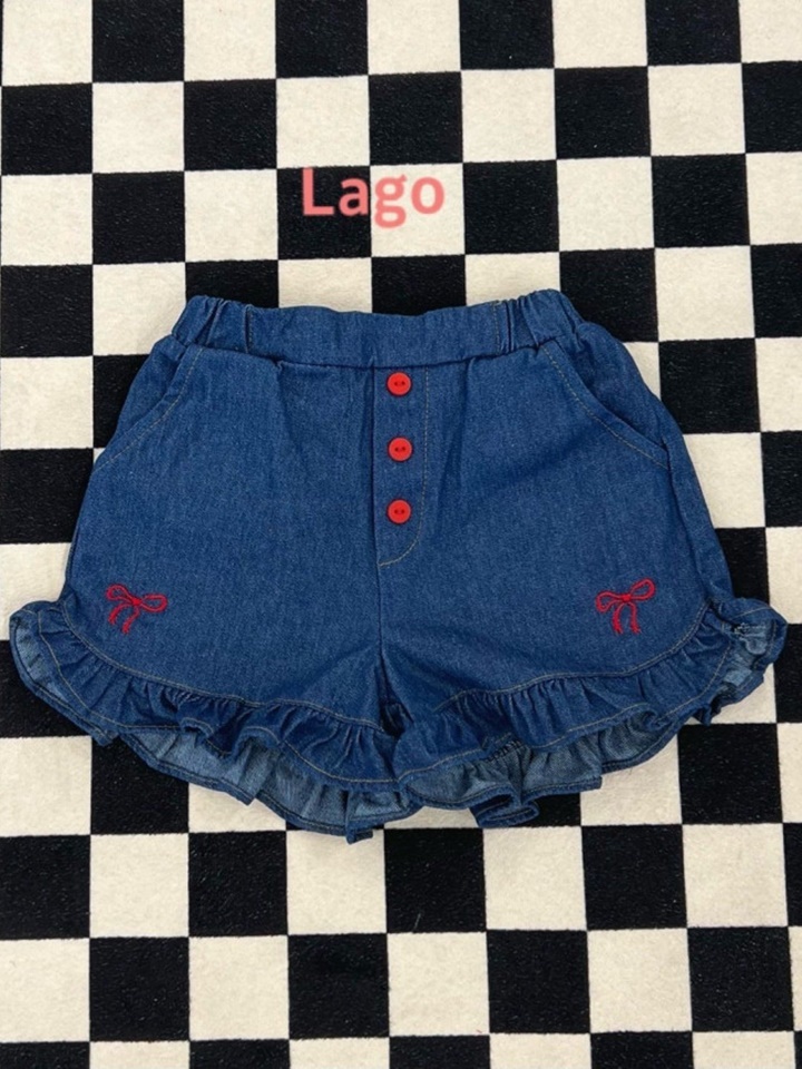 Juju Frill Denim Pants