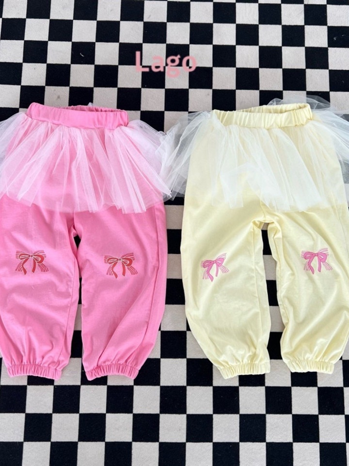 Ribbon Mesh Jogger