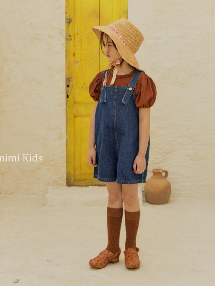 Linen Denim Dungarees Pants