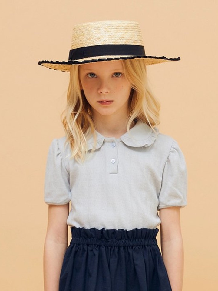 Roe Eyelet Collar Tee