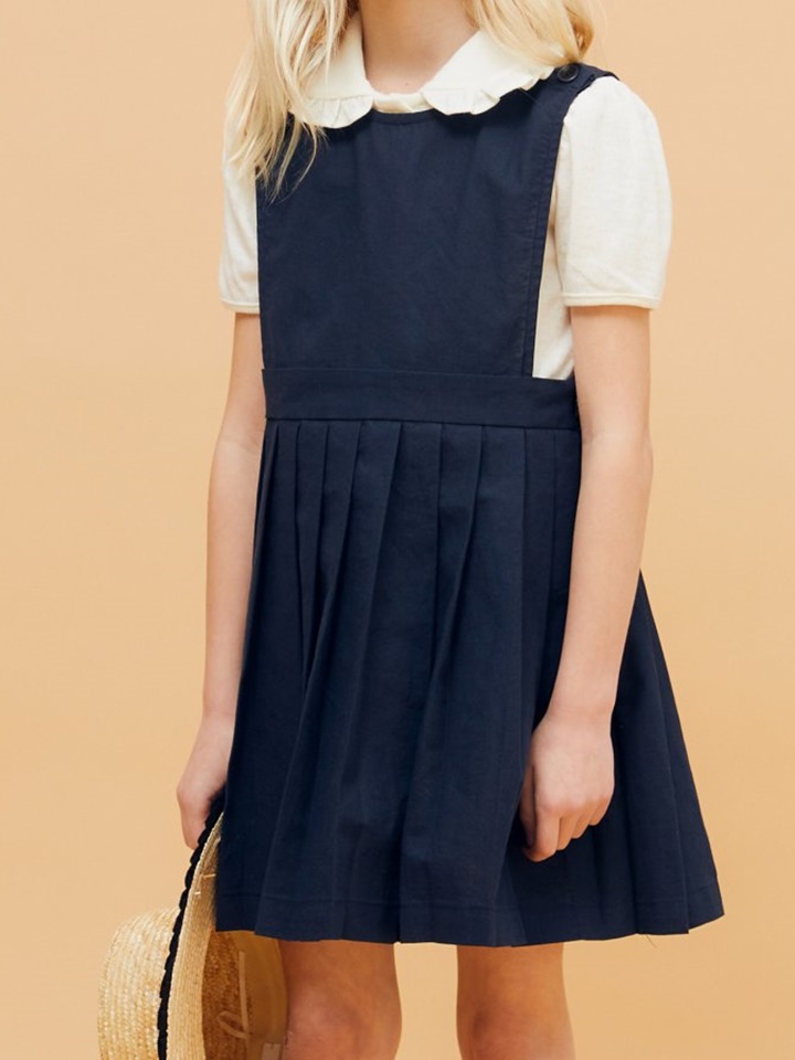 Linen C Pleats One-Piece