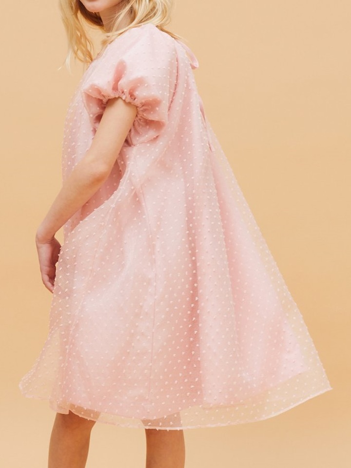 Pink Snow Organza One-Piece